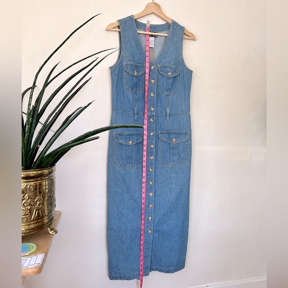 ** SOLD ** Vintage 90’s True Blue long jean dress - Picture 11 of 13